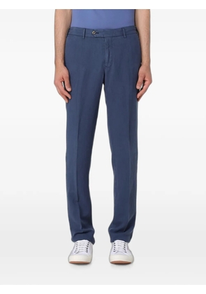 PT Torino button-up straight-leg trousers - Blue