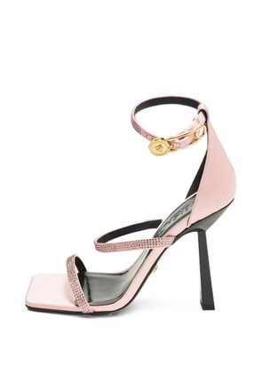 Versace Pre-Owned Safety Pin heeled sandals - Pink