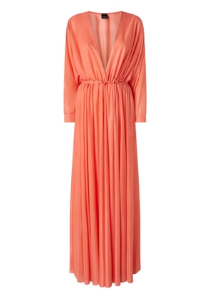 PINKO ruched maxi dress