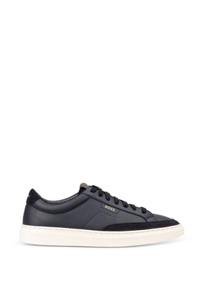 BOSS logo detail sneakers - Blue