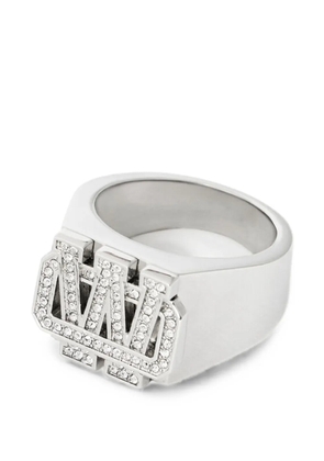 Off-White Bling Strass Arrow signet ring - Silver