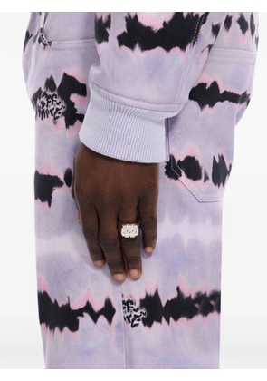 Off-White Bling Strass Arrow signet ring - Silver