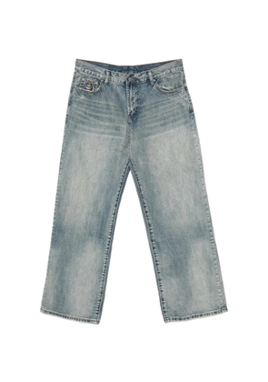 KidSuper bird-patch jeans - Blue