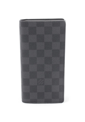 Louis Vuitton Pre-Owned 2002 Portefeuil Brother Damier wallet - Black
