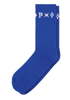 Purple Brand MONOGRAM CREW SOCK 'Blue'