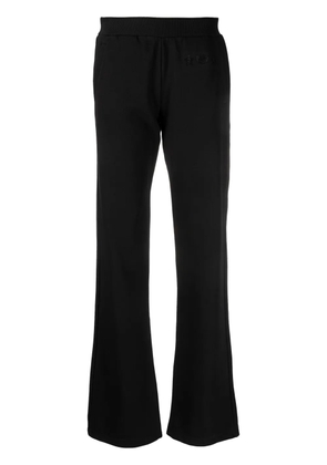 Chiara Ferragni sequin-logo track pants - Black