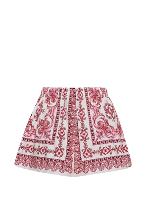 Cara Cara Roxy scarf-print shorts - Red