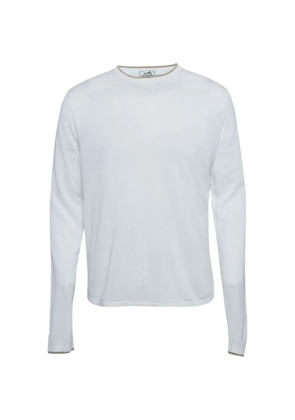 Hermès Pre-Owned long-sleeve knit cotton T-shirt - White