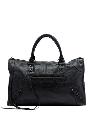 Balenciaga Pre-Owned 2011 Lambskin Motocross Giant 12 Work Bag travel bag - Black