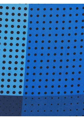 Lanvin Pre-Owned polka-dot pocket square scarf - Blue