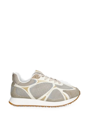 Valentino Garavani panelled mesh sneakers - Neutrals