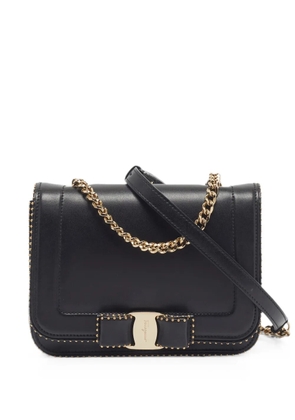 Ferragamo Pre-Owned Vara bow studded mini bag - Black