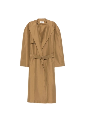 The Row Amapola belted long-sleeve coat - Neutrals
