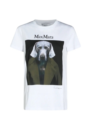 Max Mara graphic-print T-shirt - White