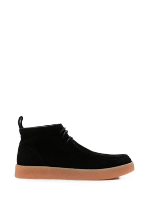 SERGIO MORETTI FIRENZE lace-up suede desert boots - Black