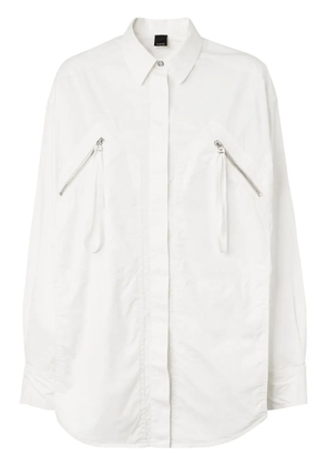 PINKO zipped pockets shirt - White