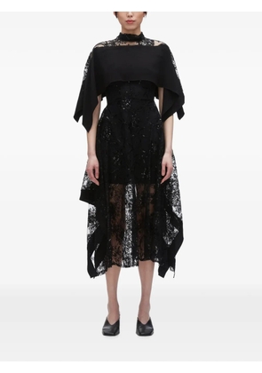 3.1 Phillip Lim lace-sequin embellished midi dress - Black