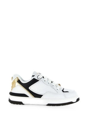 Versace Biggie Basket leather sneakers - White