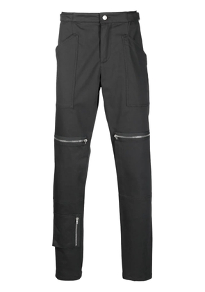 Moschino slim-fit zipped-pockets trousers - Grey