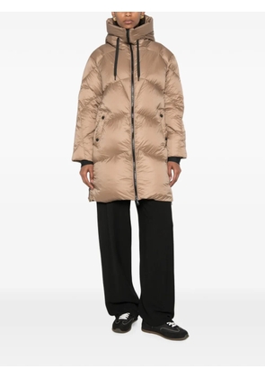 SERGIO MORETTI FIRENZE padded hooded coat - Neutrals