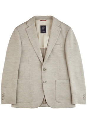 Fay single-breasted blazer - Neutrals