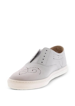 Fratelli Rossetti perforated leather sneakers - Grey