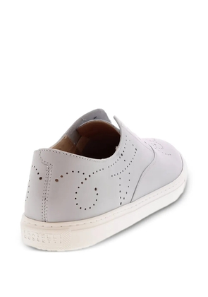Fratelli Rossetti perforated leather sneakers - Grey