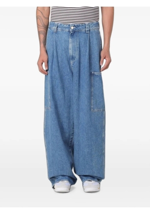 Sunnei pleated wide-leg jeans - Blue