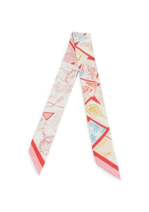 Hermès Pre-Owned Le Philateliste Du Faubourg Twilly scarf - Red