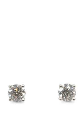 Tiffany & Co. Pre-Owned 2010s Solitaire diamond earrings - Silver