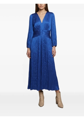 Maje Raleyma pleated maxi dress - Blue