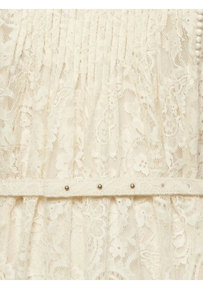 ZIMMERMANN long-sleeve mini dress - Neutrals