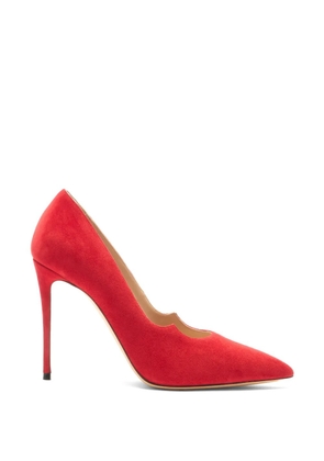 Casadei Cats suede pumps - Red