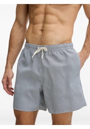Armani Exchange logo-print drawstring swim shorts - Grey