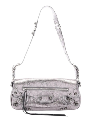 Balenciaga Pre-Owned 2011 Metallic Lambskin Motocross Le Cagole Sling crossbody bag - Silver
