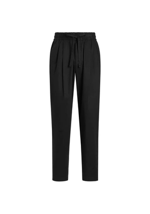 Dolce & Gabbana cotton gabardine jogging trousers - Black