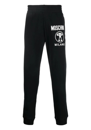 Moschino logo-print track pants - Black
