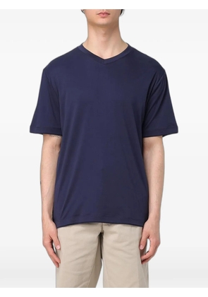 Eleventy V-neck T-shirt - Blue