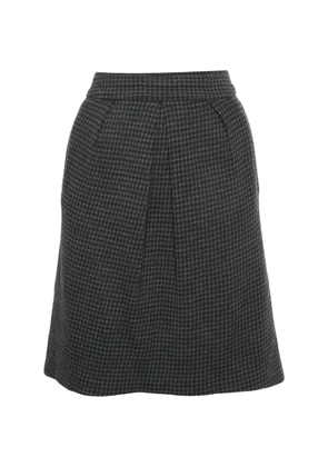 Etro Pre-Owned houndstooth-pattern mini skirt - Grey