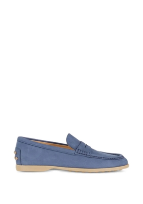 Tod's nubuck Gommino loafers - Blue