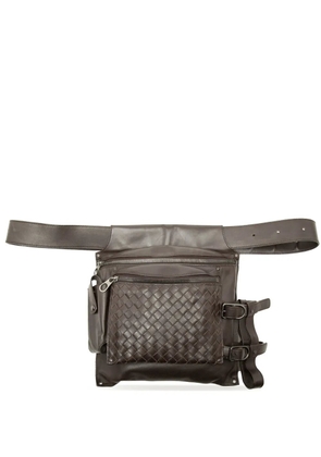 Bottega Veneta Pre-Owned 2007 Intrecciato Trimmed Nappa Utility belt bag - Brown