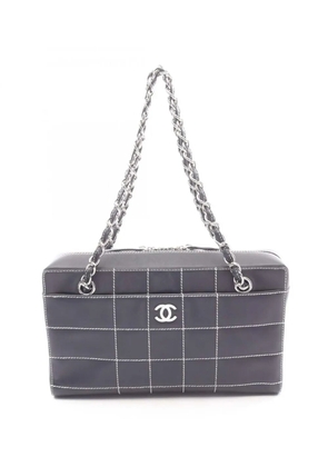CHANEL Pre-Owned 2002-2003 CC Calfskin Wild Stitch handbag - Black