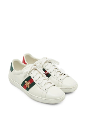 Gucci Pre-Owned Ace low-top sneakers - White