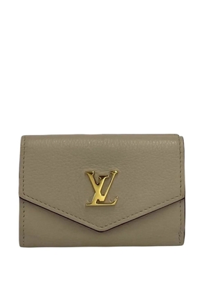 Louis Vuitton Pre-Owned 2021-2026 Calfskin Lockmini Wallet small wallets - Neutrals