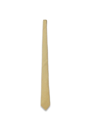 Zegna palm-tree print tie - Yellow
