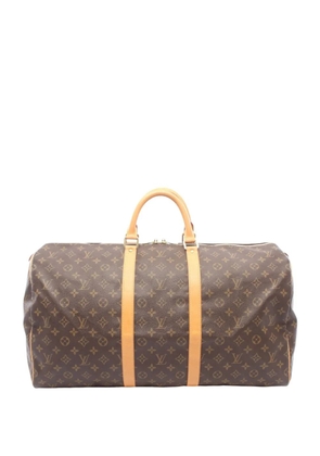 Louis Vuitton Pre-Owned 2001 Monogram Keepall 55 travel bag - Brown
