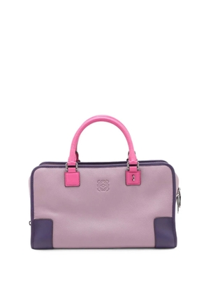 Loewe Pre-Owned 2012 Tricolor Goatskin Amazona 36 handbag - Purple