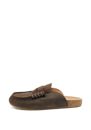 JW Anderson suede loafers - Brown