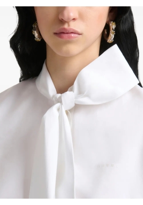 Marni yellow rhinestone-daisy hoop earrings - Silver