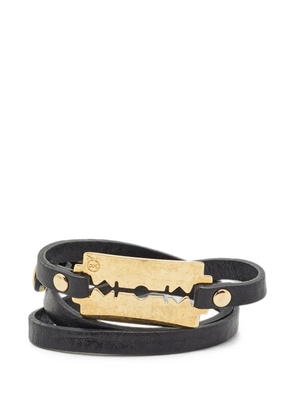 Alexander McQueen Pre-Owned Razor Blade wrap bracelet - Gold